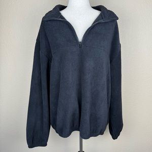 Colorado Clothing & Trading Company Black Fleece Pullover Jacket. Size- XL